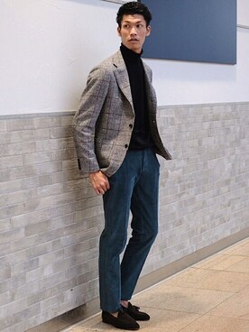 テーラードジャケットを使った メンズカジュアル の人気ファッションコーディネート Wear