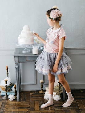 「チュチュ」｜panpantutuさん（キッズ・123cm）の春コーディネート