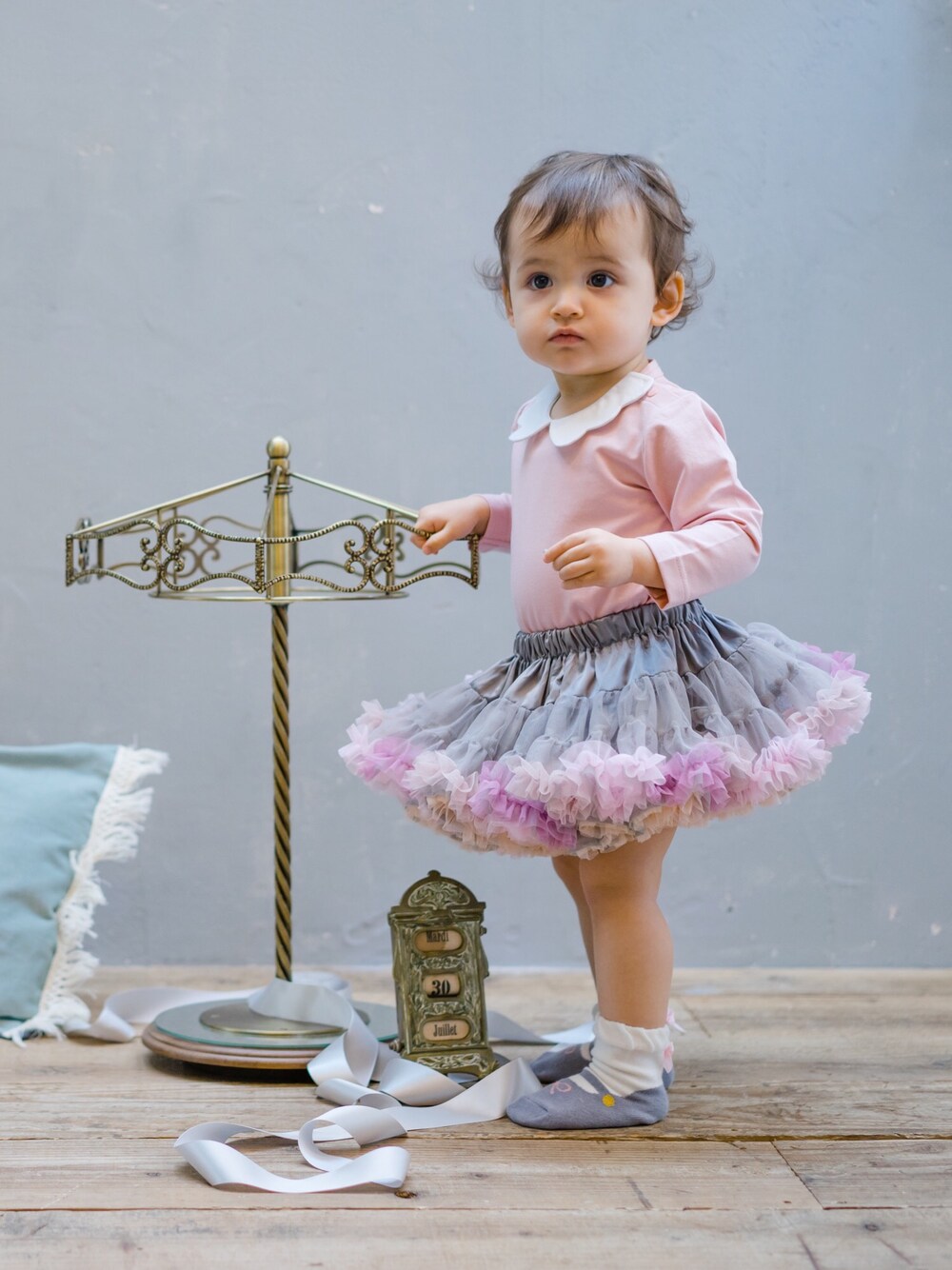 wildwawa チュチュロンパース ベビー ワイルドワワ 18-24 ヘアピン