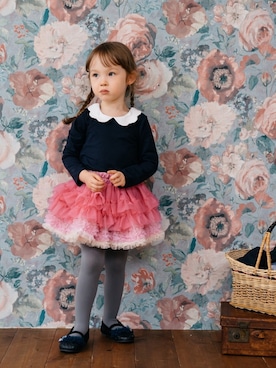 「panpantutu（パンパンチュチュ）のアイテム」を使った、panpantutuさん（キッズ・100cm）の春コーディネート