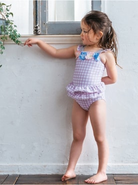 「panpantutu（パンパンチュチュ）のアイテム」を使った、panpantutuさん（キッズ・100cm）の夏コーディネート