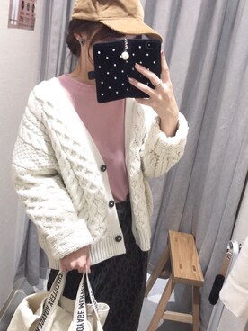 「SLOBE IENA（スローブイエナ）のアイテム（リング）」を使った、hiiibarさん（レディース・157cm）の秋コーディネート