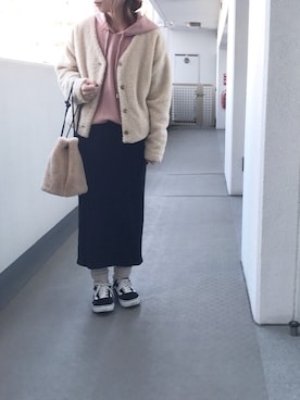 hiiibarさん（レディース・157cm）の冬コーディネート