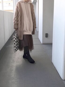 hiiibarさん（レディース・157cm）の冬コーディネート