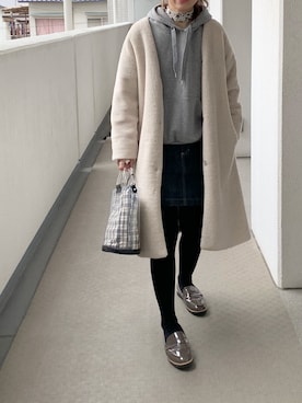 hiiibarさん（レディース・157cm）の冬コーディネート