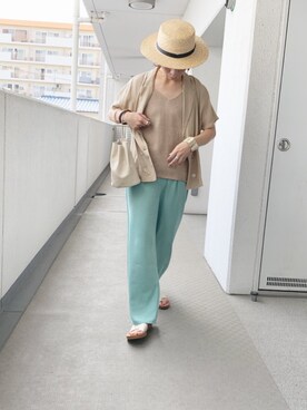 hiiibarさん（レディース・157cm）の夏コーディネート