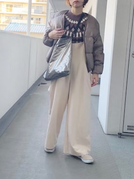 hiiibarさん（レディース・157cm）の冬コーディネート