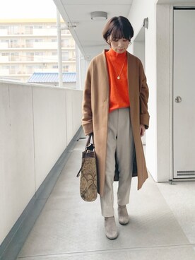 hiiibarさん（レディース・157cm）の冬コーディネート