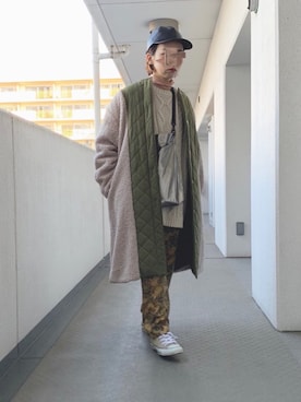 hiiibarさん（レディース・157cm）の冬コーディネート