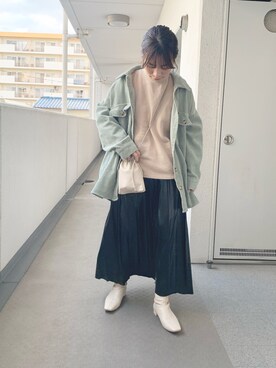 hiiibarさん（レディース・157cm）の冬コーディネート