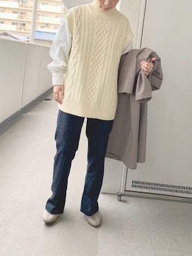 hiiibarさん（レディース・157cm）の冬コーディネート