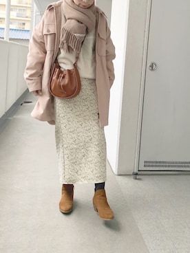 hiiibarさん（レディース・157cm）の冬コーディネート