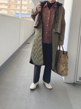 hiiibarさん（レディース・157cm）の冬コーディネート