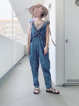 hiiibarさん（レディース・157cm）の夏コーディネート