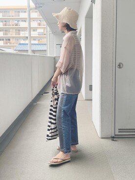 hiiibarさん(レディース・157cm)の夏コーディネート