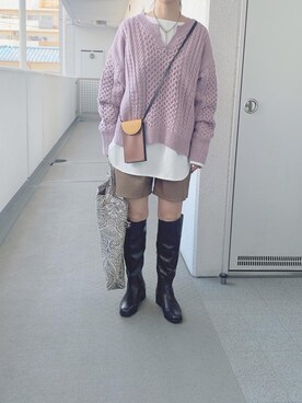 hiiibarさん（レディース・157cm）の秋コーディネート