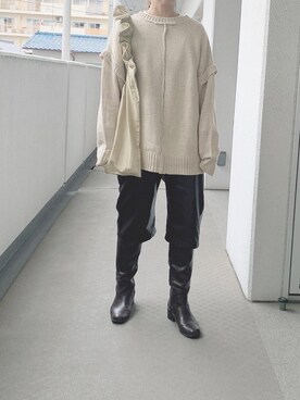 hiiibarさん（レディース・157cm）の冬コーディネート