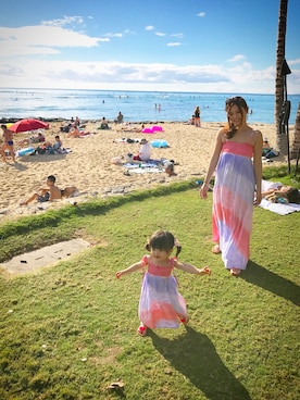 「hawaii」｜「アイテム（その他）」を使った、AO❤︎さん（キッズ・70cm）の冬コーディネート