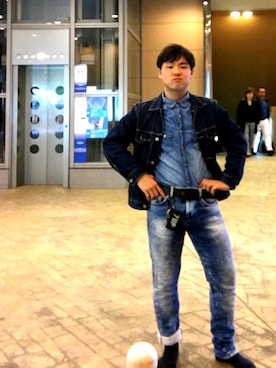 「Lee Cooper（リークーパー）のアイテム」を使った、あやちゃねすさん（メンズ・164cm）の春コーディネート