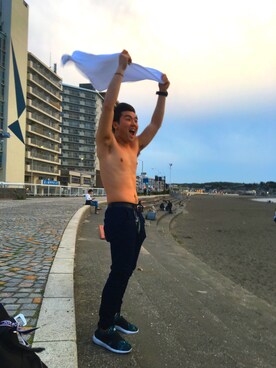 「エアリズム」｜あやちゃねすさん（メンズ・164cm）の春コーディネート