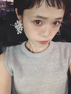 「アイテム（イヤリング）」を使った、maiさん（レディース・155cm・20代）の夏コーディネート