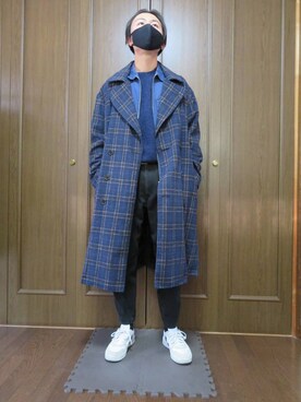 「Re（アールイー）のアイテム（ジャケット/アウター）」を使った、yuyaさん（メンズ・170cm）の冬コーディネート