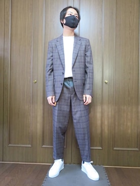 「FILLING PIECES（フィリングピース）のアイテム」を使った、yuyaさん（メンズ・170cm）の冬コーディネート