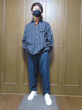 「no.（ナンバー）のアイテム」を使った、yuyaさん（メンズ・170cm）の春コーディネート