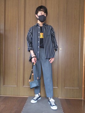 「no.（ナンバー）のアイテム」を使った、yuyaさん（メンズ・170cm）の春コーディネート