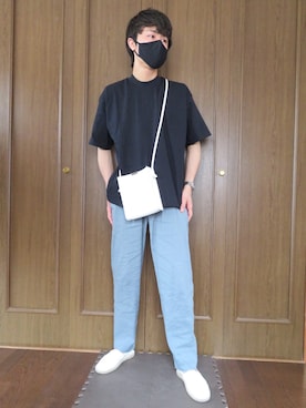 「BIOTOP（ビオトープ）のアイテム」を使った、yuyaさん（メンズ・170cm）の春コーディネート