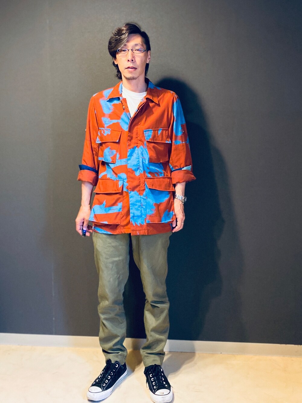 【値下げ】Paul Smith オレンジ ナイロンジャケット フード付き 20200907092051037_1000.jpg