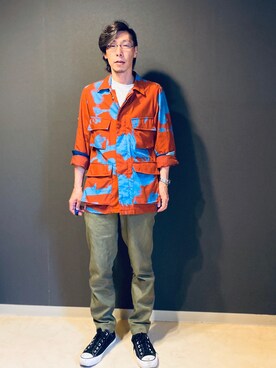 Paul Smith（ポールスミス）の「ROUGH SKETCH PRINT COVERALL【RED EAR