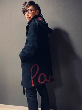 「Paul Smith（ポールスミス）のアイテム（ダウンジャケット/コート）」を使った、しんのすけさん（メンズ・167cm）の冬コーディネート