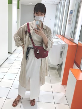 「Mila Owen（ミラオーウェン）のアイテム（財布/小物）」を使った、remonramunechanさん（レディース・165cm）の夏コーディネート