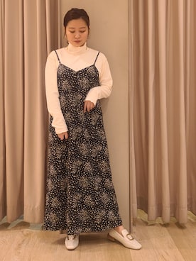 「Green　Parks（グリーンパークス）のアイテム」を使った、chanmmmさん（レディース・150cm）の冬コーディネート