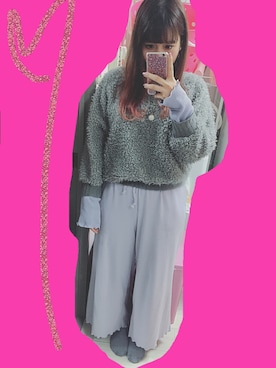 「アイテム（ピアス（両耳用））」を使った、MARINO GOTOさん（レディース・159cm・20代）の秋コーディネート