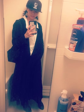 「アイテム（イヤリング）」を使った、ボンボンさん（レディース・164cm・20代）の秋コーディネート