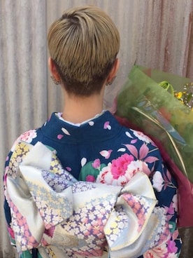 「成人式」｜「アイテム（その他）」を使った、糖さん（レディース・160cm）の冬コーディネート