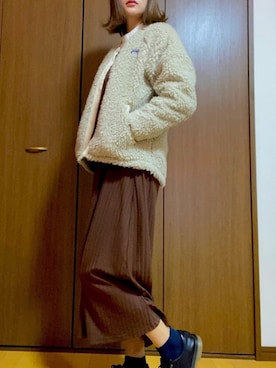 「INGNI（イング）のアイテム（オールインワン・サロペット）」を使った、reiさん（レディース・160cm）の冬コーディネート