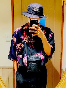 「BALENCIAGA」｜「アイテム（メッセンジャーバッグ）」を使った、daikiさん（メンズ・172cm）の夏コーディネート