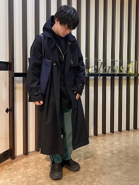 「HOKA（ホカ）のHOKA ONE ONE/ホカ オネ オネ　TOR ULTRA LOW WP/トールウルトラローウォータープルーフ（スニーカー）」を使った、shion「RASIC」さん（メンズ・167cm）の春コーディネート