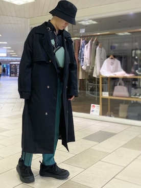 「HOKA（ホカ）のHOKA ONE ONE/ホカ オネ オネ　TOR ULTRA LOW WP/トールウルトラローウォータープルーフ（スニーカー）」を使った、shion「RASIC」さん（メンズ・167cm）の春コーディネート