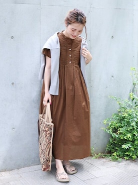 「JOURNAL STANDARD（ジャーナルスタンダード）のアイテム（ワンピース/ドレス）」を使った、masu*さん（メンズ・160cm）の春コーディネート