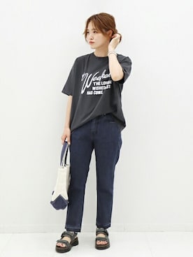 「Dr. Martens（ドクターマーチン）のアイテム（サンダル）」を使った、masu*さん（メンズ・160cm）の夏コーディネート