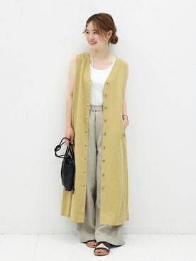 「JOURNAL STANDARD（ジャーナルスタンダード）のアイテム（ワンピース/ドレス）」を使った、masu*さん（メンズ・160cm）の夏コーディネート