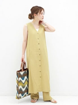 「JOURNAL STANDARD（ジャーナルスタンダード）のアイテム（ワンピース/ドレス）」を使った、masu*さん（メンズ・160cm）の夏コーディネート