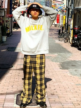 「MILKFED.男子」｜MILKFED. HEAD OFFICEさん（メンズ・171cm）の冬コーディネート