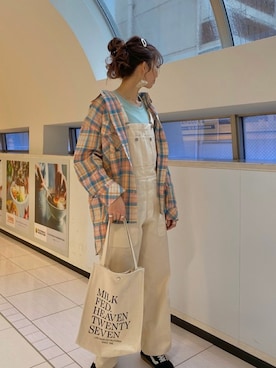 MILKFED. HEAD OFFICEさんの「【定番】PIPING TOTE」を使ったコーディネート