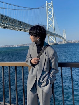 「ADER error（アーダーエラー）のアイテム（バッグ）」を使った、sa_ri_99さん（メンズ・164cm）の春コーディネート