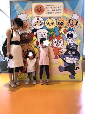 「きょうだいコーデ」｜「アイテム（ワンピース/ドレス）」を使った、can*さん（レディース・155cm）の秋コーディネート